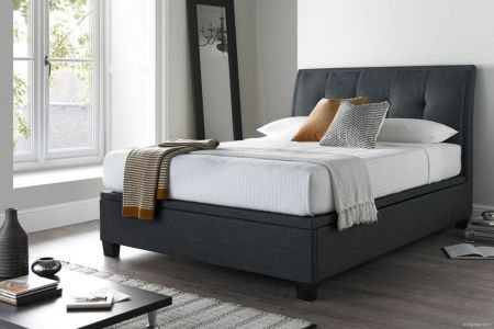Kaydian Accent Ottoman Bed Frame - Slate