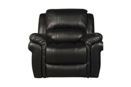 Annaghmore Farnham Leather Armchair -  Black