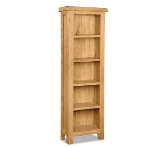 Global Home Salisbury Oak Bookcase - Slim