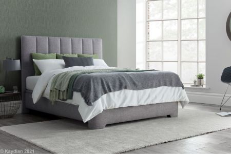 Kaydian Medburn Fabric Ottoman Bed - Grey