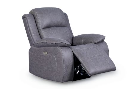 Nova Power Recliner Chair - Grey