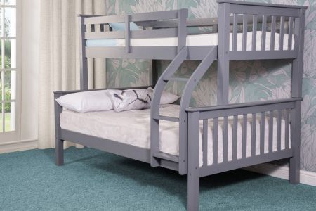 Treble Three Sleeper Bunk Bed - Grey