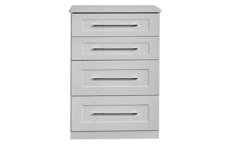 Welcome York 4 Deep Drawer Chest - White Ash