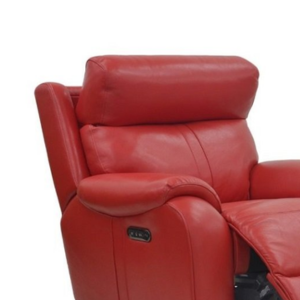 electric recliner sofa with headrest